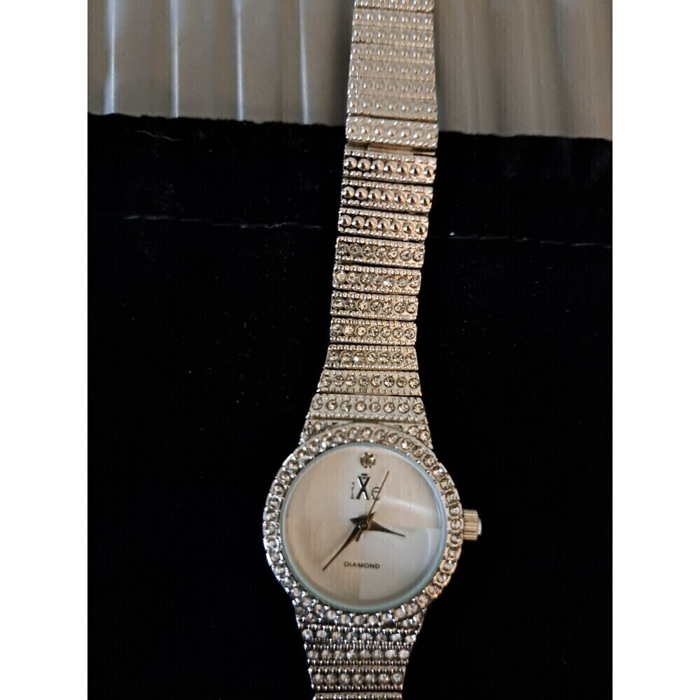 IXE Womens Stainless Steel‎ Quartz Movement Diamond Designer Watch